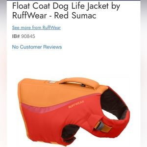 RuffWear dog life jacket